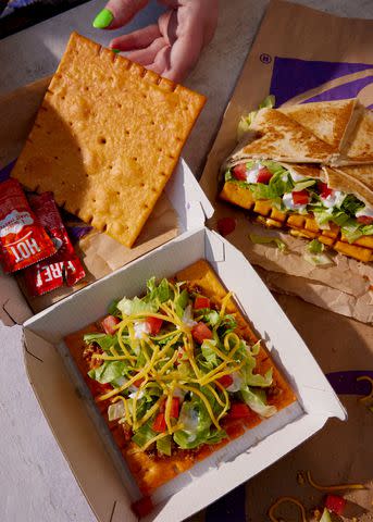 <p>Taco Bell</p> Taco Bell's Big Cheez-It items are back