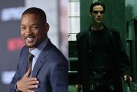 <p>Smith turned down the lead role of Neo in <em>The Matrix</em>, which ultimately went to Keanu Reeves. “In the pitch, I just didn't see it,” he later <a href="https://www.wired.com/2004/07/smith/" rel="nofollow noopener" target="_blank" data-ylk="slk:explained to Wired;elm:context_link;itc:0;sec:content-canvas" class="link ">explained to <em>Wired</em></a>. “I watched Keanu's performance — and very rarely do I say this — but I would have messed it up… At that point I wasn't smart enough as an actor to let the movie be. Whereas Keanu was smart enough to just let it be. Let the movie and the director tell the story, and don't try and perform every moment.” Years later, Smith also passed on the title role in <em>Django Unchained</em>, which went to Jamie Foxx. He <a href="https://www.hollywoodreporter.com/news/will-smith-explains-why-he-843195" rel="nofollow noopener" target="_blank" data-ylk="slk:told The Hollywood Reporter;elm:context_link;itc:0;sec:content-canvas" class="link ">told <em>The Hollywood Reporter</em></a> he felt the movie should have been “a love story, not a vengeance story.” </p>