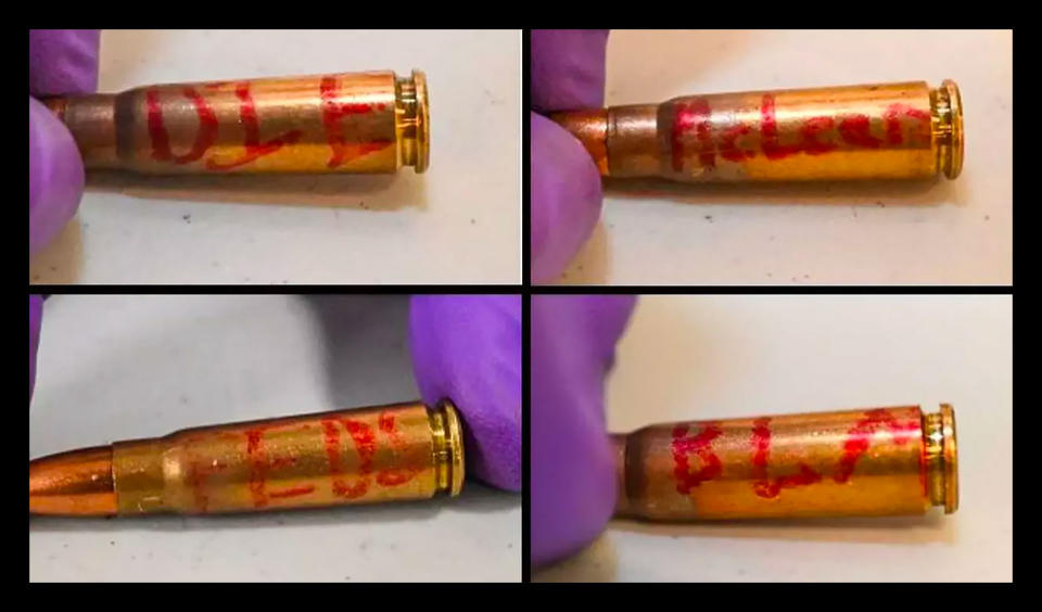 Bullets discovered in the possession of Erik Ehrlin on April 30, 2021.<span class="copyright">U.S. Attorney’s Office, District of Idaho</span>