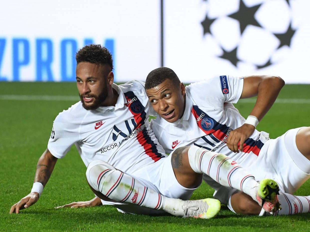 Neymar and Mbappe combined to inspire PSG to victory: Getty