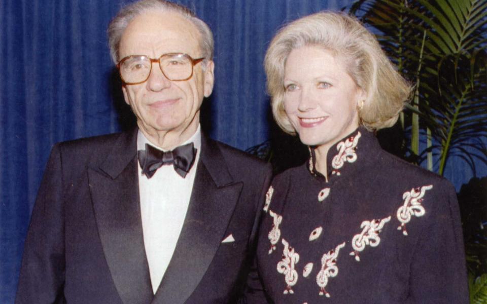 Rupert Murdoch and Anna Murdoch: