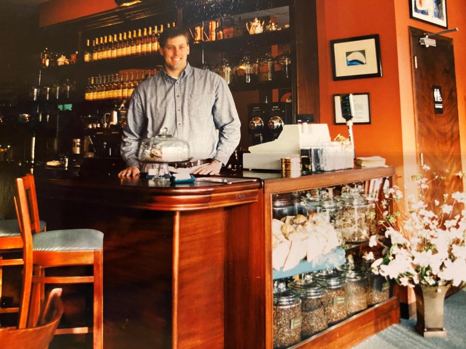 Kirk Ruoff in his first Turning Point restaurant in Little Silver in 1998.