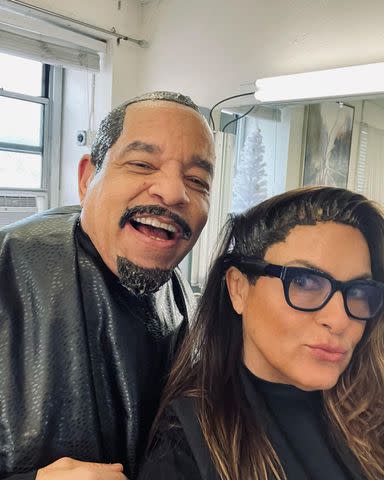 <p>Mariska Hargitay/Instagram</p> Mariska Hargitay and Ice-T