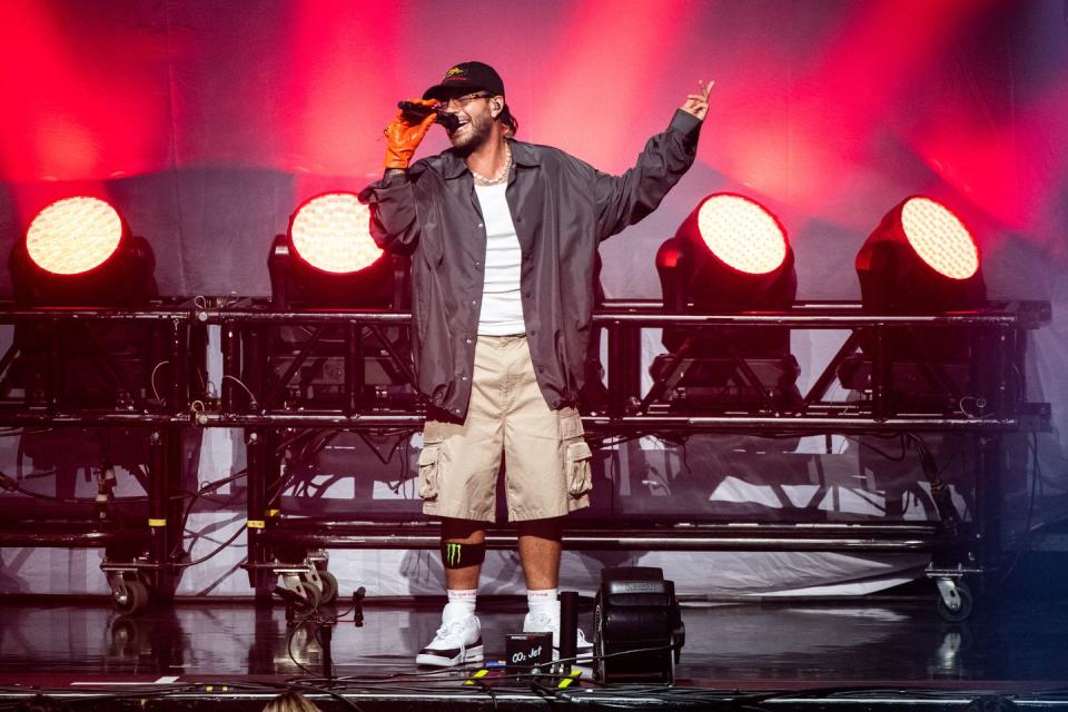 los angeles, california november 04 feid performs at microsoft theater on november 04, 2021 in los angeles, california photo by timothy norrisgetty images