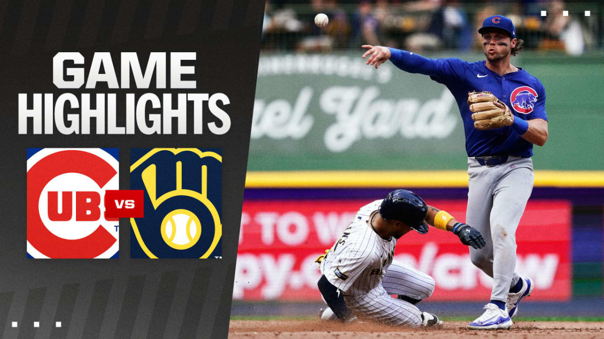 Highlights of Cubs vs. Brewers Game on Yahoo Sports