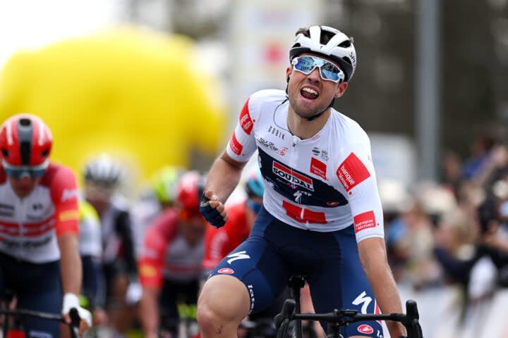 <span class="article__caption">Ehtan Vernon wins stage 1 (Photo by Dario Belingheri/Getty Images)</span>