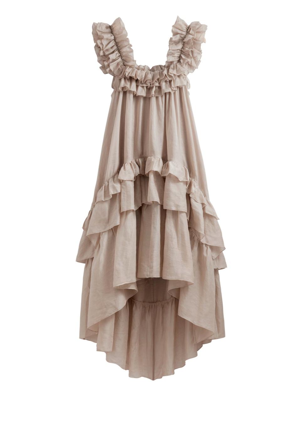 Tiered, ruffled midi dress, £175 (stories.com) (& Other Stories)