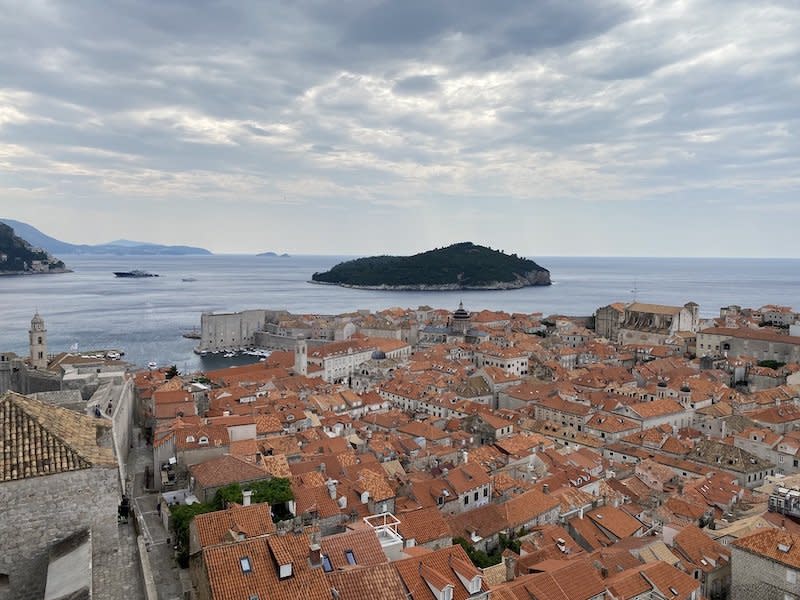 Red roofs of Dubrovnik, Croatia