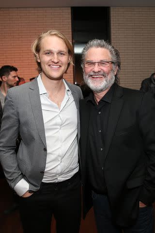 <p>Neilson Barnard/Getty</p> Actors Wyatt Russell (L) and Kurt Russell attend the "Everybody Wants Some" after party during the 2016 SXSW Music, Film + Interactive Festival on March 11, 2016 in Austin, Texas