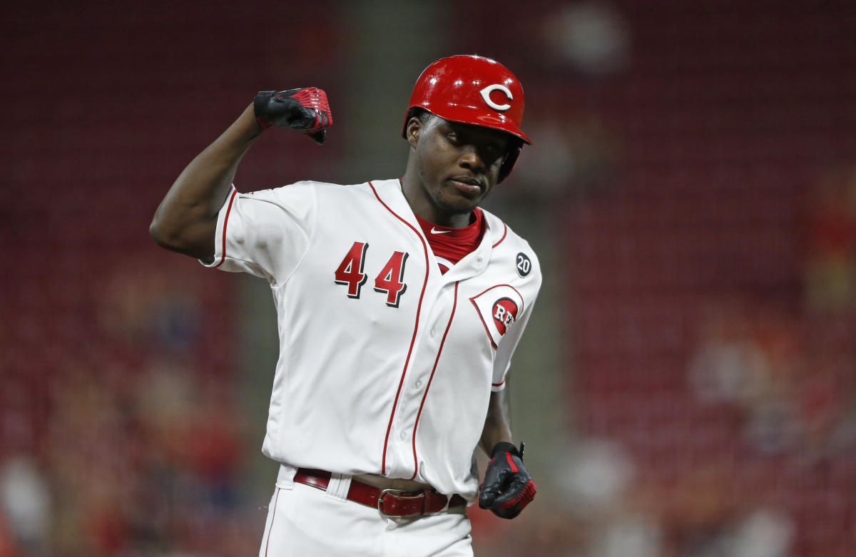 Reds rookie Aristides Aquino continues to electrify baseball with