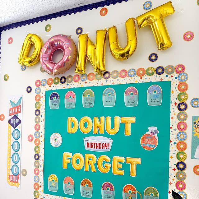 52) Donut Bulletin Board