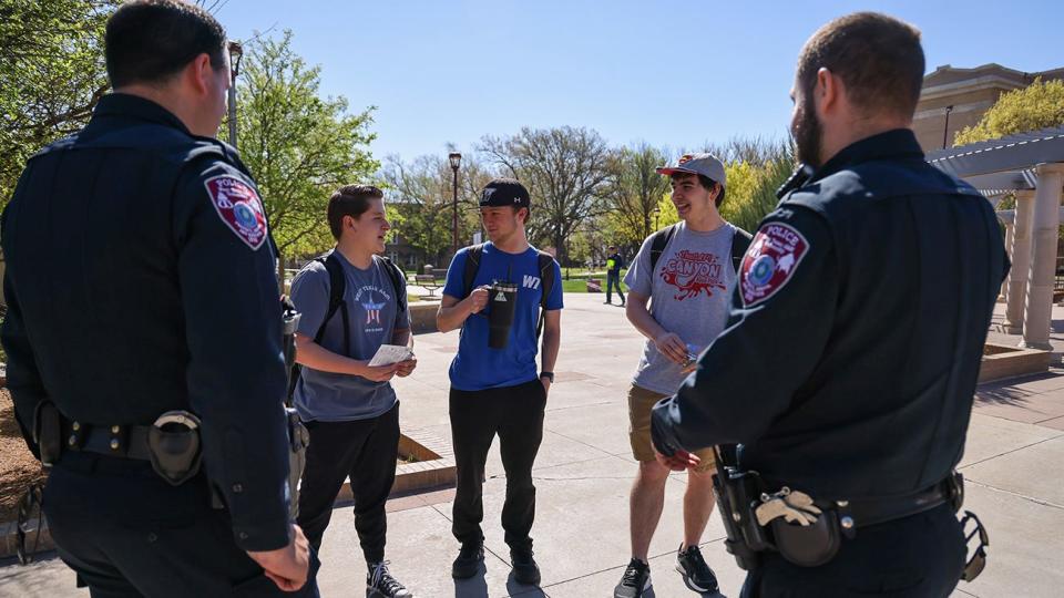 The West Texas A&M University Police Department undertook a critical self-review as part of the process of being named a Recognized Law Enforcement Agency from the Texas Police Chiefs Association Foundation Law Enforcement Recognition Program.