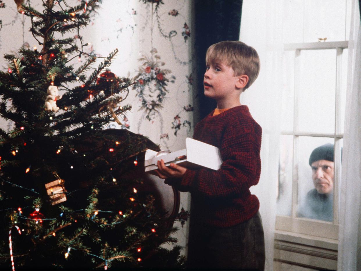 <p>Macaulay Culkin and Joe Pesci in the 1990 smash hit</p> (Rex)