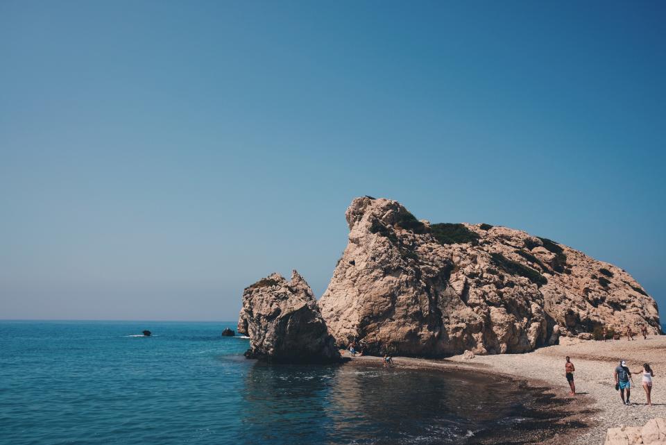 Aphrodite’s Rock, Paphos in Cyprus (Unsplash)