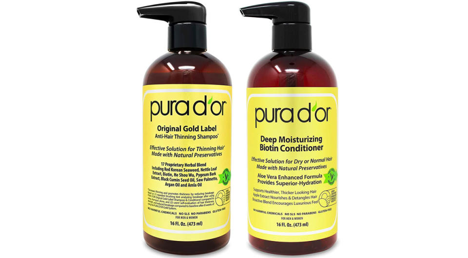 Pura D’or Original Gold Label Anti-Hair Thinning Shampoo (Photo: Amazon)