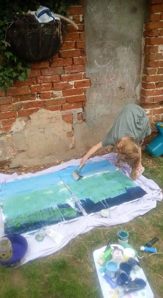 Meet the ten-year-old 'mini Monet' whose stunning floral landscape paintings can sell for up to £10,000