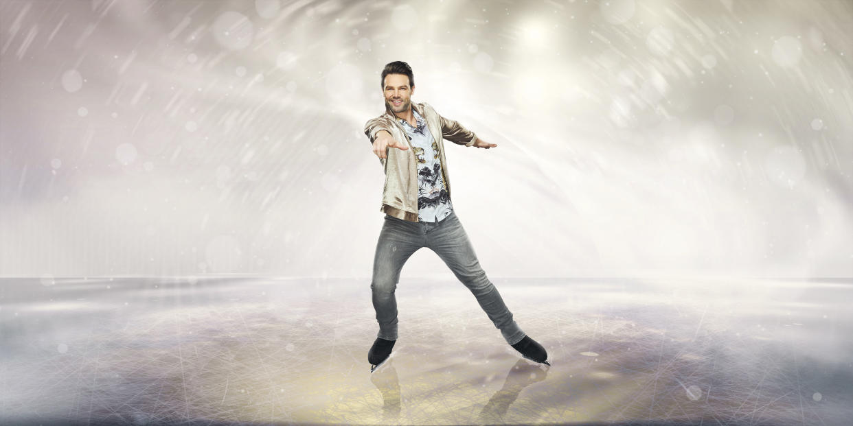 This image and the information contained herein is strictly embargoed until 00.01 Tuesday 11th January 2022

From Lifted Entertainment

Dancing on Ice: SR14 on ITV and ITV Hub

Pictured: Ben Foden.

This photograph is (C) ITV Plc and can only be reproduced for editorial purposes directly in connection with the programme or event mentioned above, or ITV plc. Once made available by ITV plc Picture Desk, this photograph can be reproduced once only up until the transmission [TX] date and no reproduction fee will be charged. Any subsequent usage may incur a fee. This photograph must not be manipulated [excluding basic cropping] in a manner which alters the visual appearance of the person photographed deemed detrimental or inappropriate by ITV plc Picture Desk.  This photograph must not be syndicated to any other company, publication or website, or permanently archived, without the express written permission of ITV Picture Desk. Full Terms and conditions are available on the website www.itv.com/presscentre/itvpictures/terms

For further information please contact:
james.hilder@itv.com / 0207 157 3052