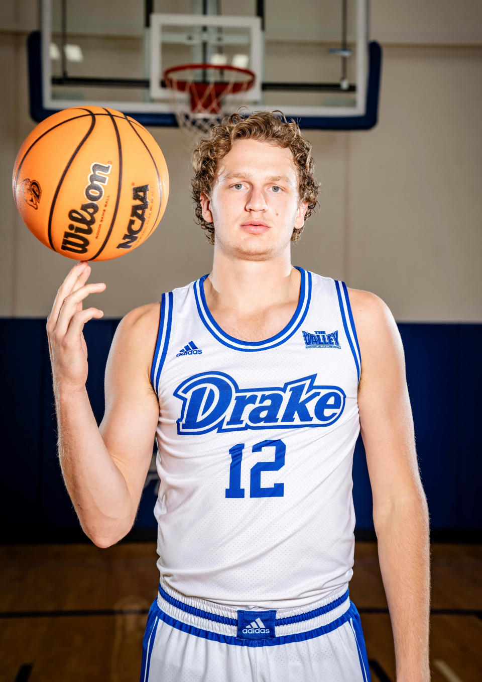 Drake sophomore Tucker DeVries finished his freshman campaign with the Missouri Valley Conference's Freshman of the Year award.