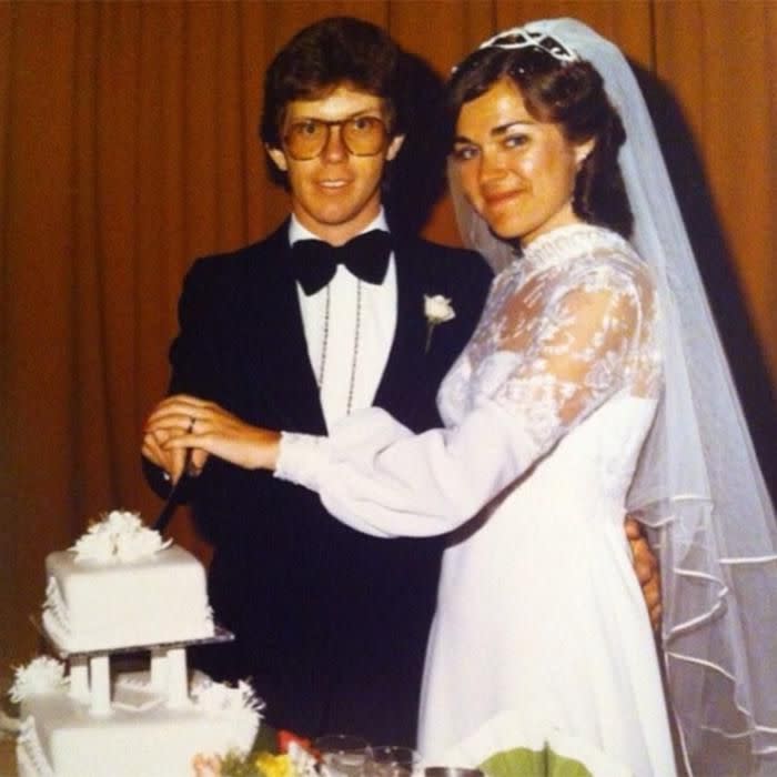 Georgia's parents on their wedding day. Source: Instagram