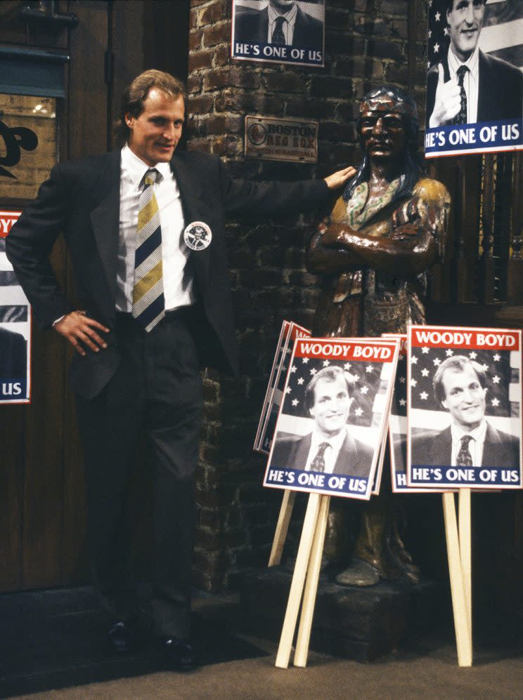 Woody Harrelson as Woody Boyd (Credit: Paul Drinkwater/NBC/Getty Images)