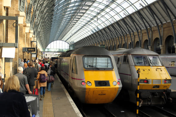 Kings Cross Station during the official opening of Kings Cross Square.