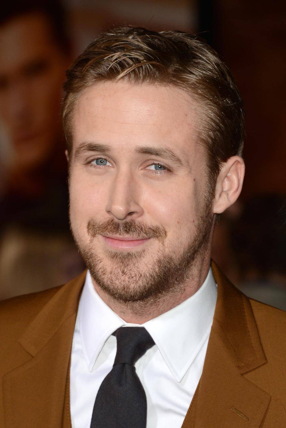 HOLLYWOOD, CA - JANUARY 07: Actor Ryan Gosling arrives at Warner Bros. Pictures' 'Gangster Squad' premiere at Grauman's Chinese Theatre on January 7, 2013 in Hollywood, California. (Photo by Jason Merritt/Getty Images)