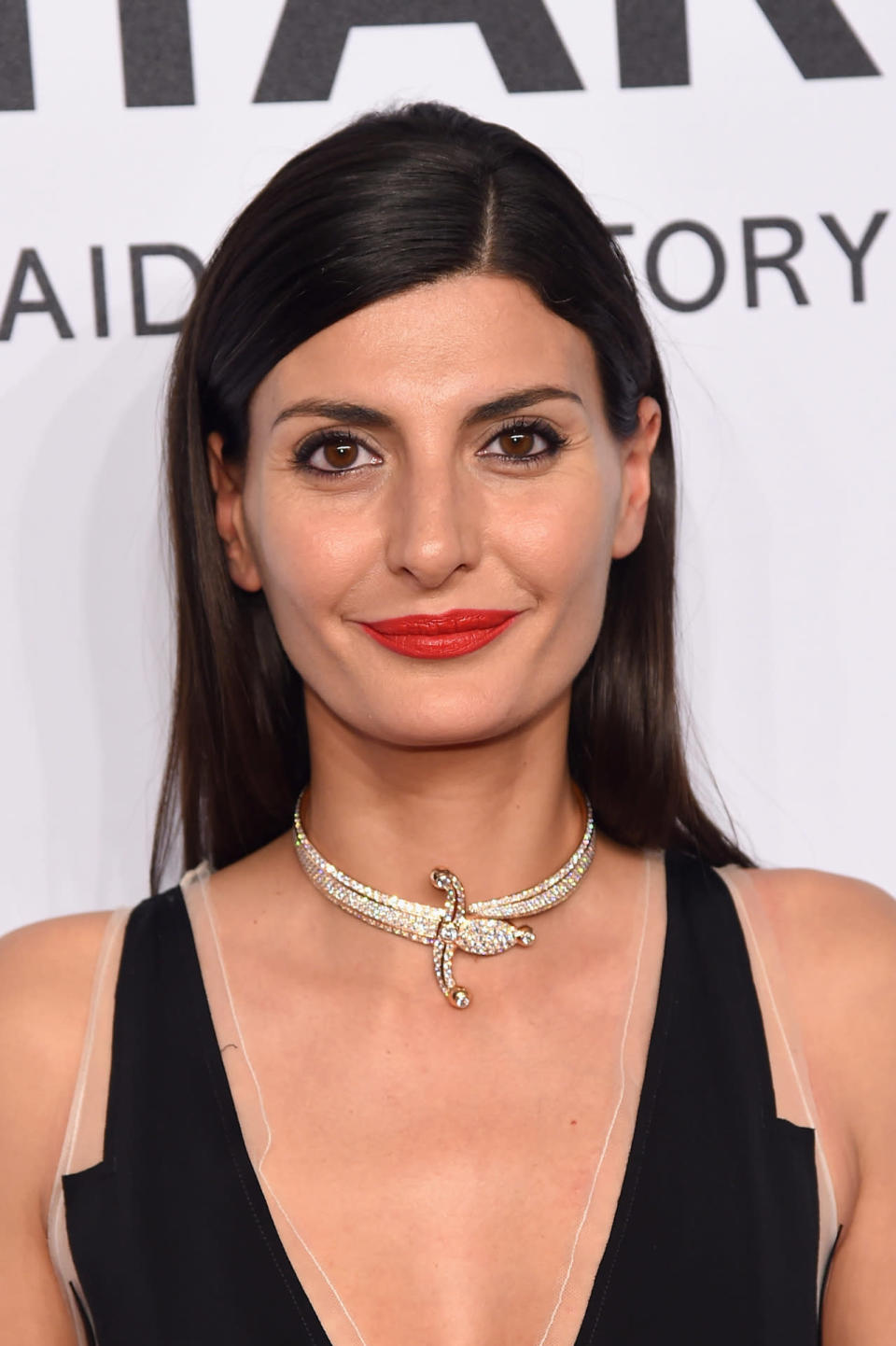 Giovanna Battaglia at the 2016 amfAR Gala