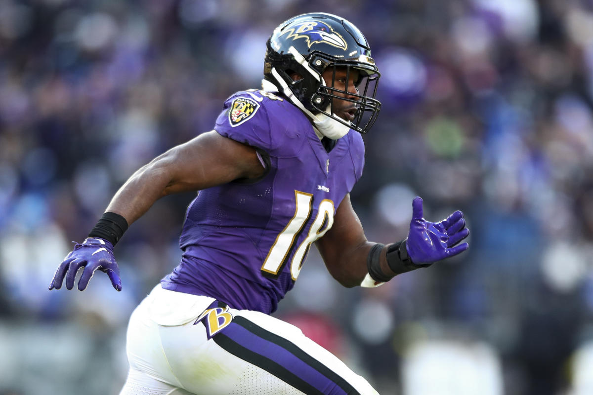 Ravens DE Calais Campbell active, CB Marcus Peters inactive Sunday