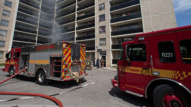 Woman in her 30s in life-threatening condition after fire in Scarborough apartment