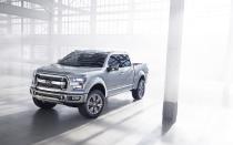 <b>Ford Atlas pickup concept</b>: Ford unveiled the Ford Atlas pickup concept at the 2013 Detroit auto show, previewing ideas for the next-generation of F-Series pickups due in a few years.