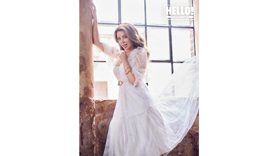 Dannii Minogue poses for HELLO! shoot