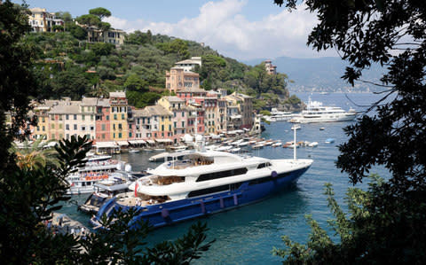 Portofino is one of several Riviera villages resisting the migrant settlement plan. - Credit: Getty