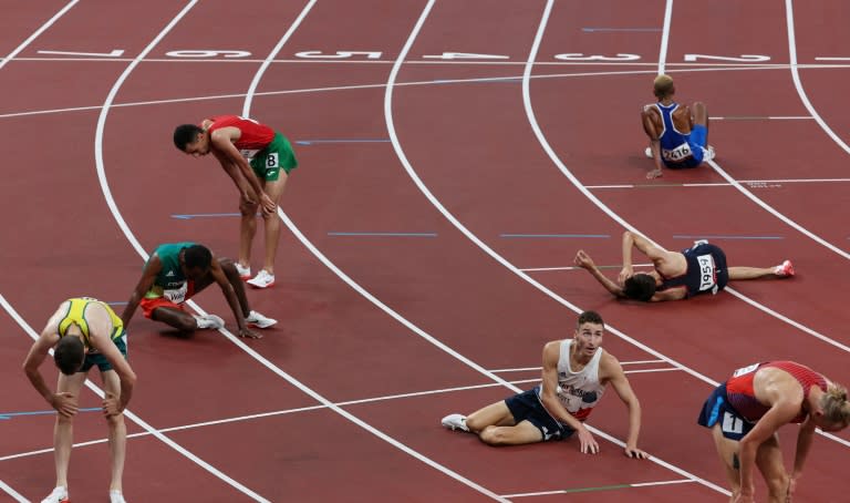 Athletes push themselves to the limit, as seen here at the 2020 Tokyo Olympics, which were the hottest on record (Giuseppe CACACE)