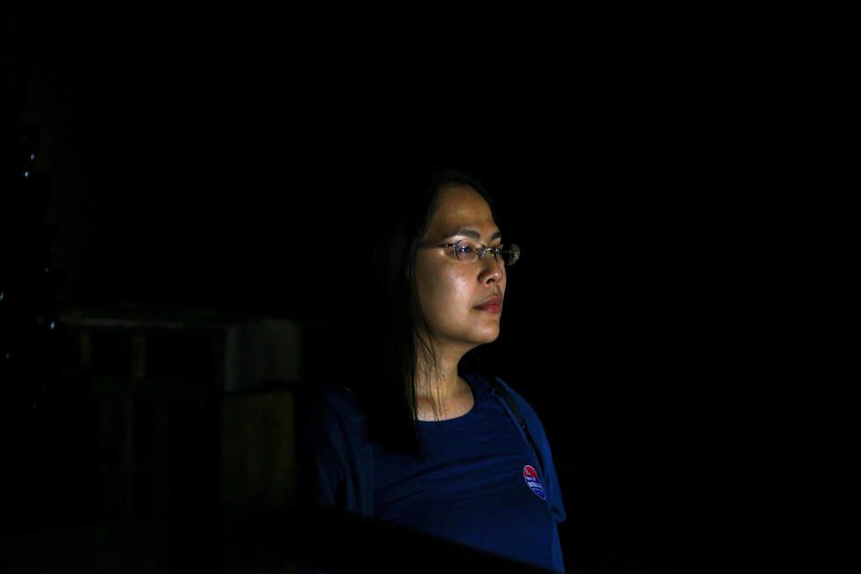 Nada Chaiyajit, a 37-year-old Thai transgender activist, poses during an interview with the Thomson Reuters Foundation at a hotel in Bangkok, Thailand, on Nov. 28, 2016. Two months after Chaiyajit completed her undergraduate studies, school officials told her 12 classmates -- all men -- that their graduation certificates were ready. But the University of Phayao in northern Thailand would not issue her documents because she submitted a photo in which she presents as a woman, even though her identity card says she is male. "They asked me, 'Can you take a new photo -- can you tie up your hair and wear a tie to make yourself look like a man?' I said no," she said. "If I tie my hair back and wear a tie, then it doesn't belong to me. This belongs to me," she said, gesturing at her body and holding up the contentious portrait of herself in a black and lavender graduation gown. She refused to dress as a man or to petition to dress as a woman on grounds of gender identity disorder, as many Thai transgender students have done. Instead, in a landmark case, she petitioned her school to issue her documents according to the gender identity she has chosen, on the basis of her rights rather than mental illness.