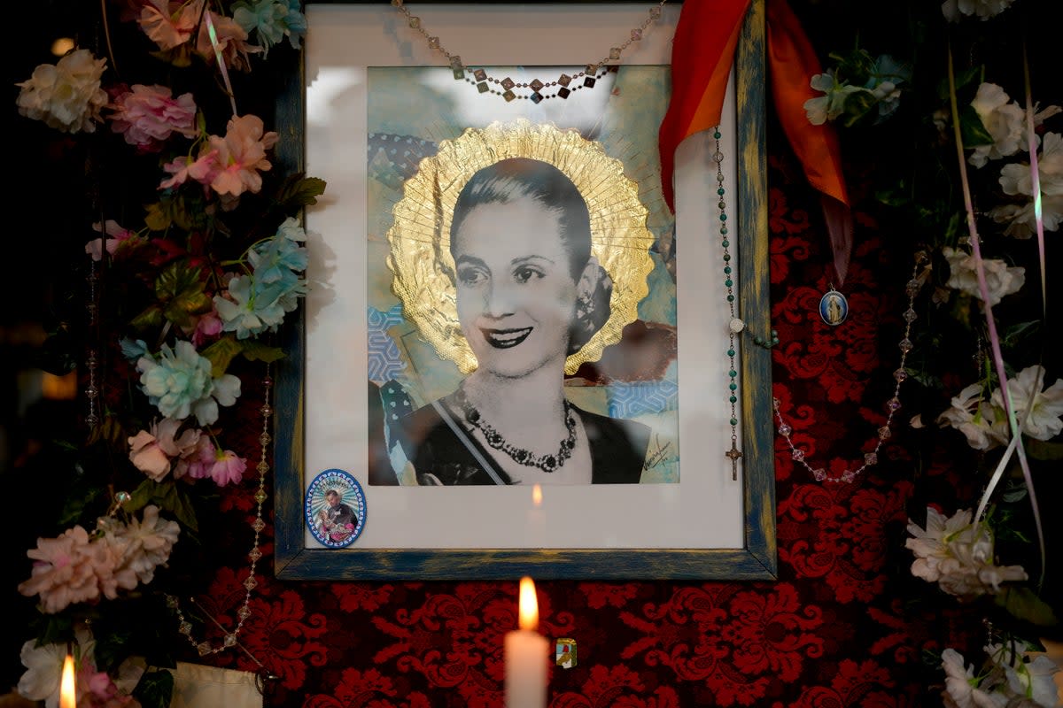 Argentina Evita Anniversary (Copyright 2020 The Associated Press. All rights reserved)