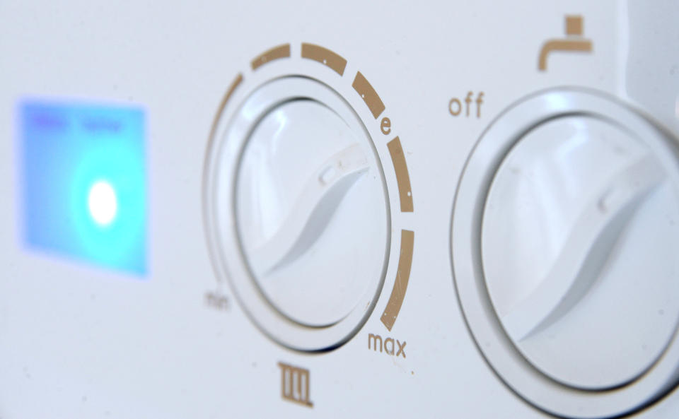 File photo dated 22/01/15 of controls on a domestic gas boiler. Consumers will need 