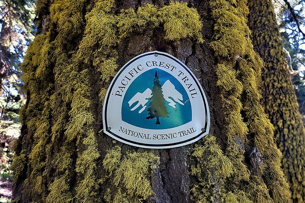 PCT marker in Oregon