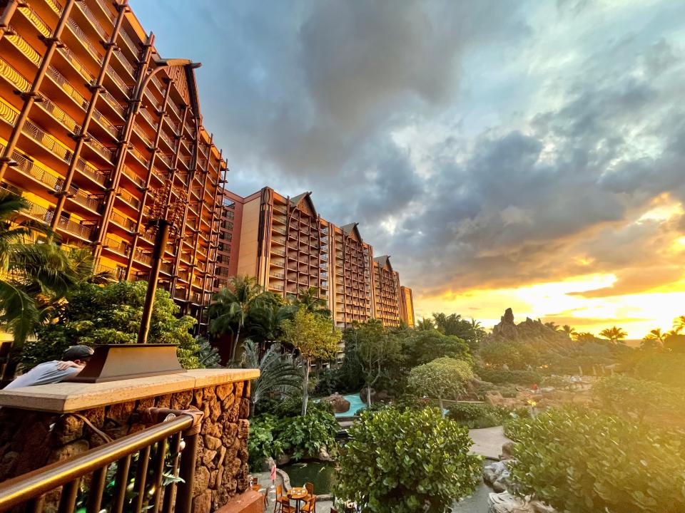 Aulani Resort Hawaii view from balcony