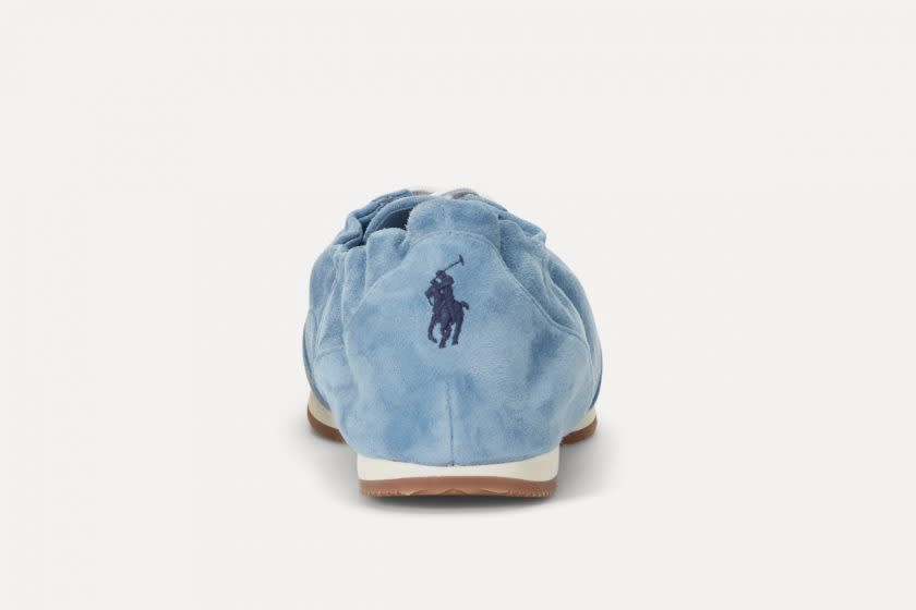 Polo Ralph Lauren The Suede pony ballerina trainer