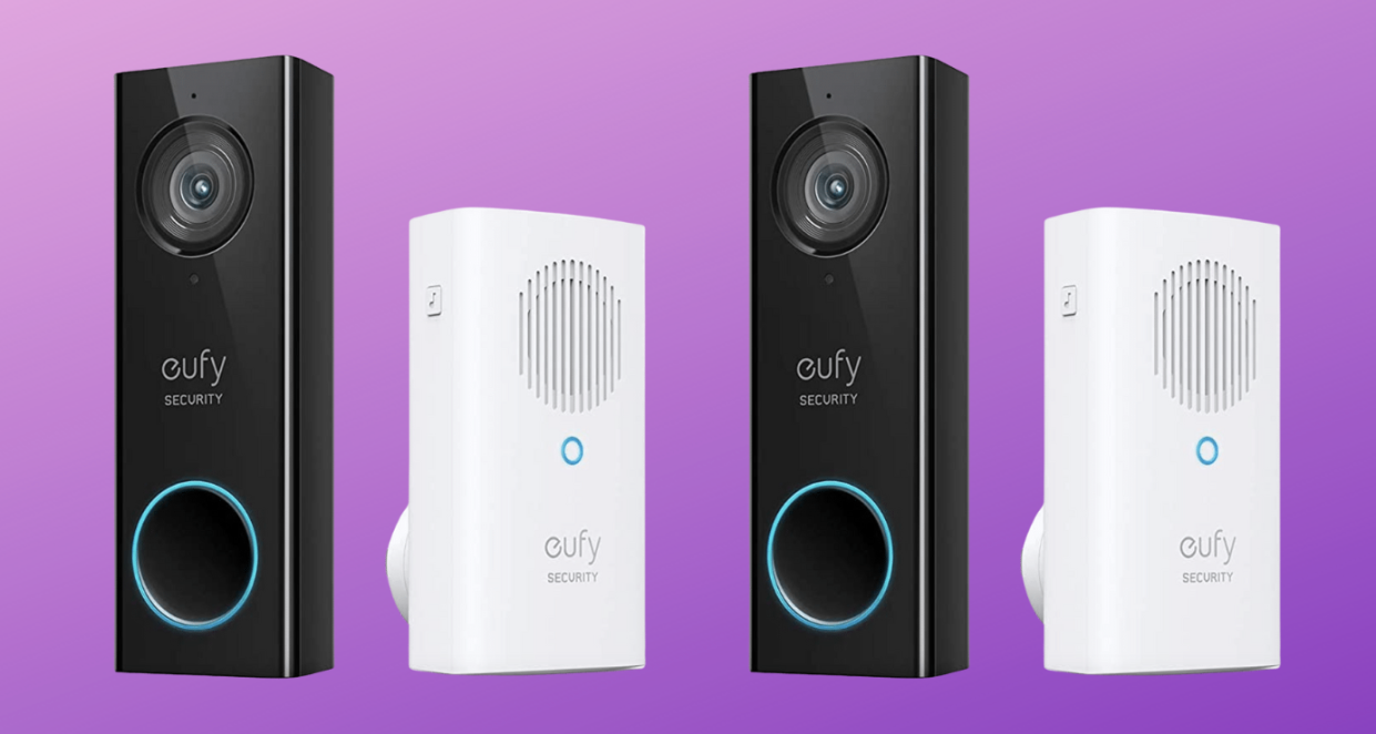 Save big on the eufy Security Wi-Fi Video Doorbell. (Photos via Amazon)