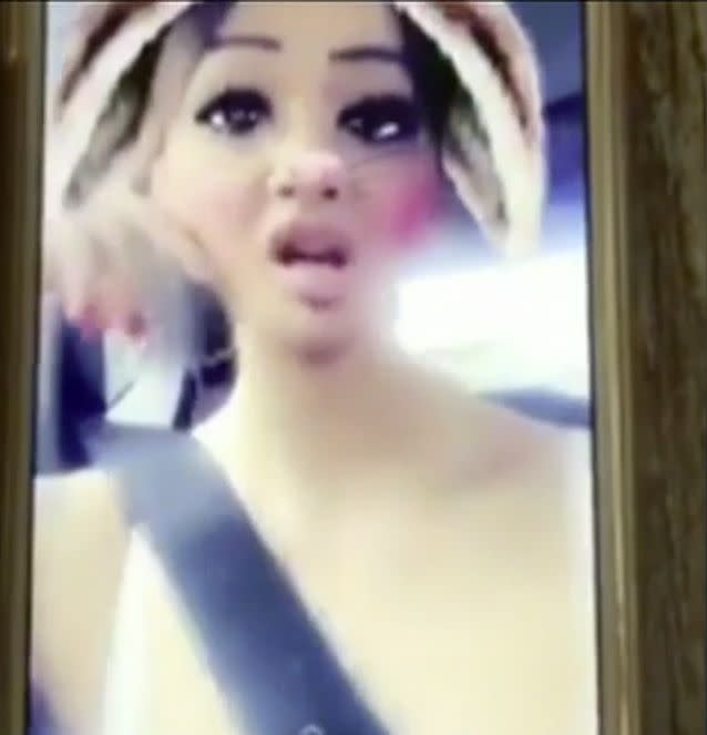 Tamika Dudley shared her rant on Snapchat. Source: 7 News/Snapchat