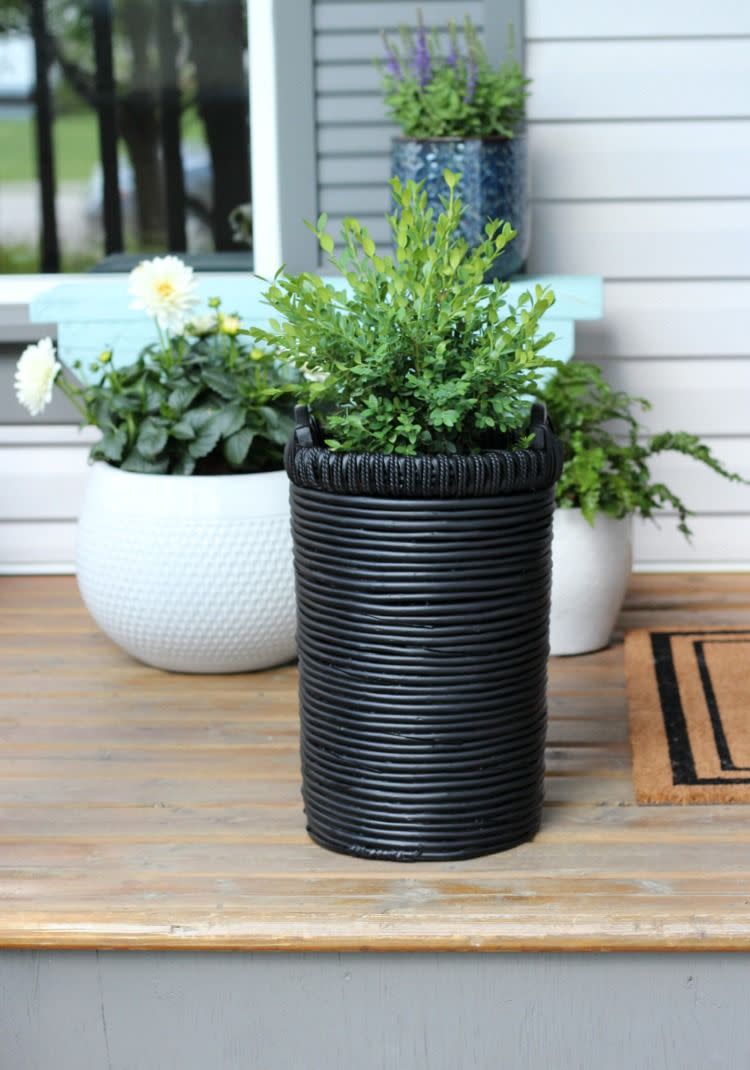 basket diy planters