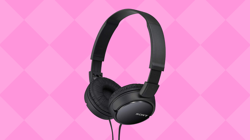 Save half on these Sony MDRZX110/BLK ZX Series Stereo Headphones. (Photo: Amazon)