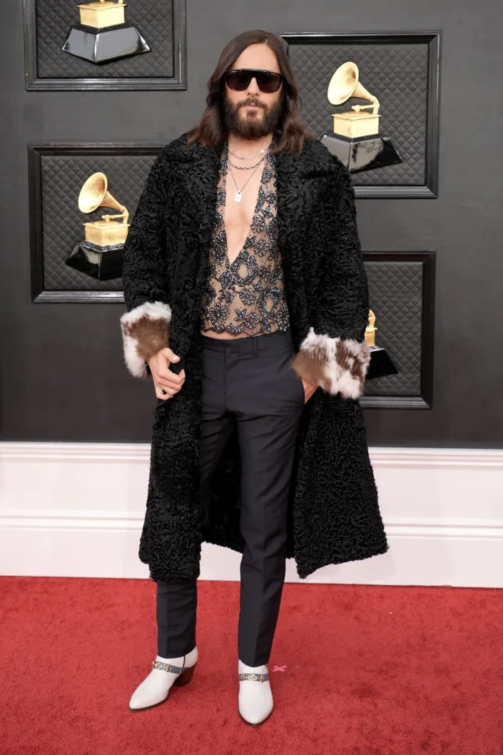 jared leto at the 2022 grammy awards