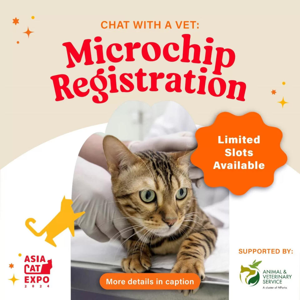 asia cat expo 2024 - microchip registration