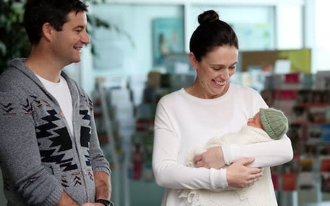 Proud mum and dad speak to the media - Credit: Getty Images