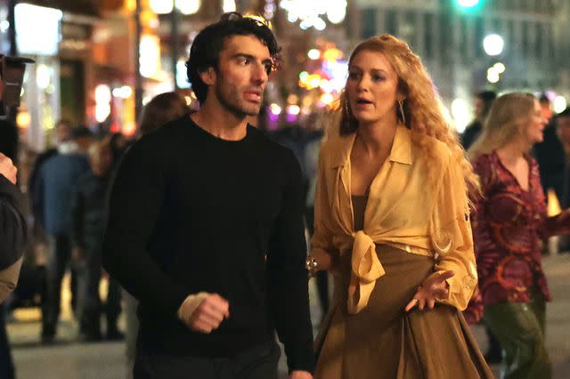 <p>Jose Perez/Bauer-Griffin/GC Images</p> Justin Baldoni and Blake Lively.