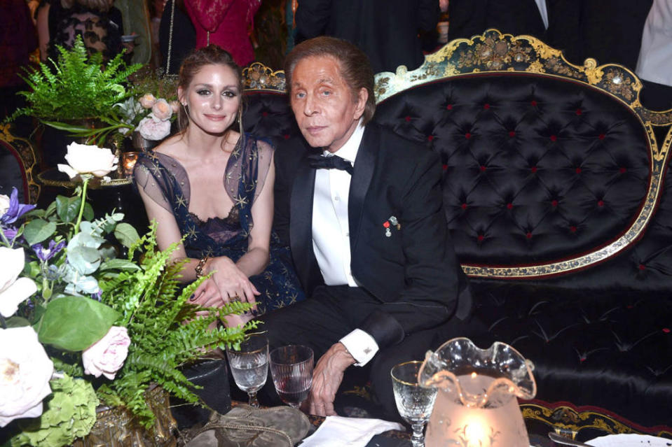 <p>Olivia Palermo and Valentino Garavani</p>