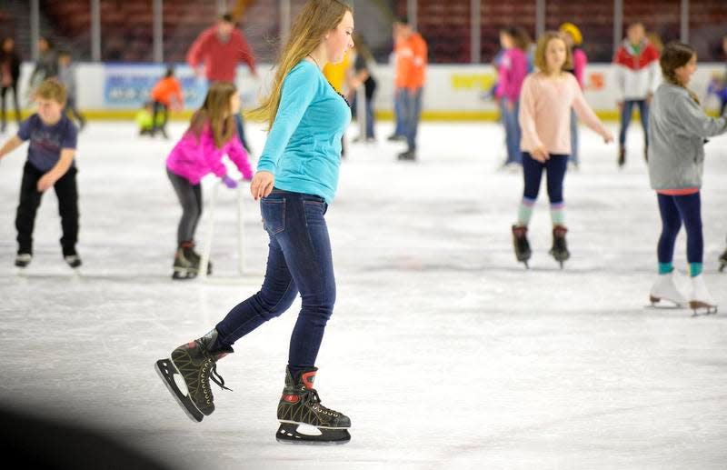 Skating on the Big Ice goes after Christmas at Bon Secours Wellness Arena.