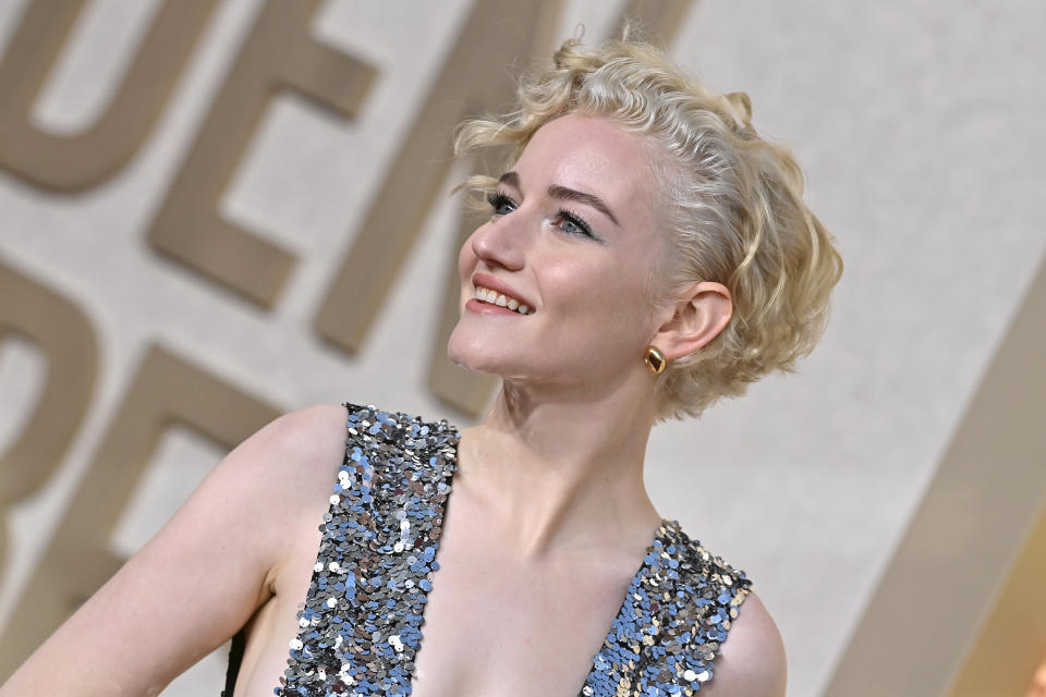 Julia Garner attends the 81st Annual Golden Globe Awards